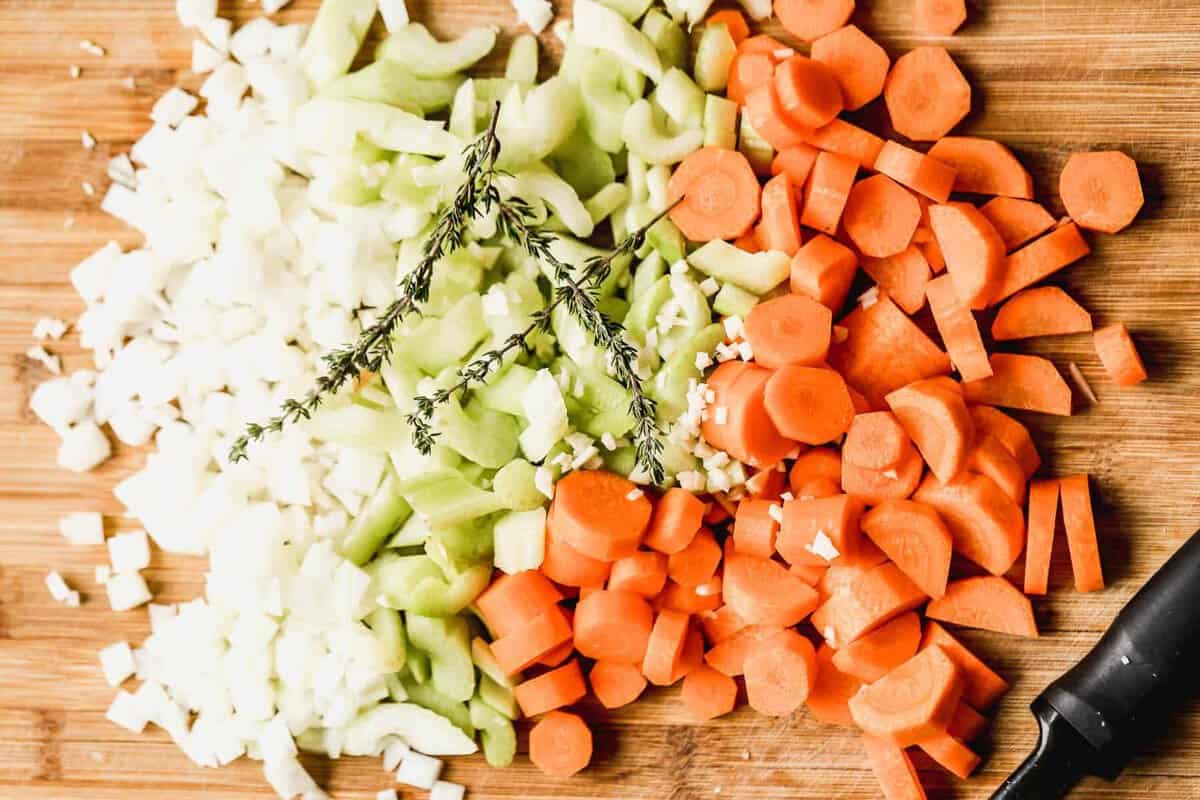 vegetables for crockpot chicken and noodles