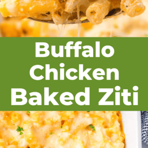 buffalo chicken baked ziti pin