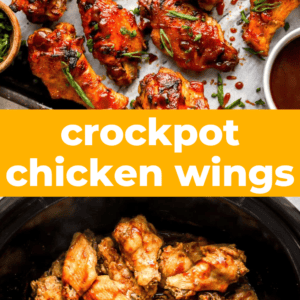 crockpot chicken wings pin