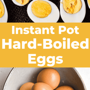 Instant Pot hard-boiled eggs pin