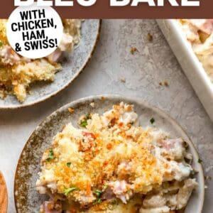 chicken cordon bleu casserole.