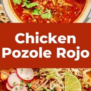 chicken pozole rojo pin.