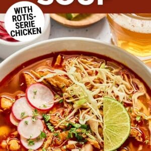 chicken pozole rojo pin.