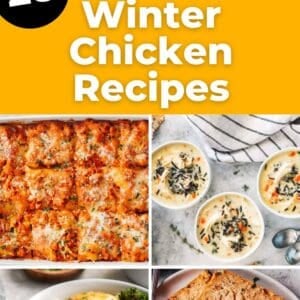 winter chicken recipes pin.