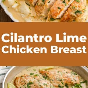 creamy cilantro lime chicken pin.