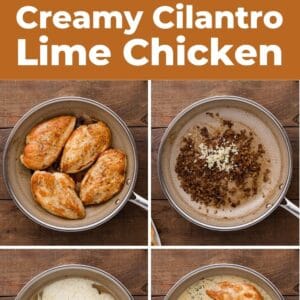 creamy cilantro lime chicken pin.