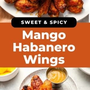 mango habanero wings pin.