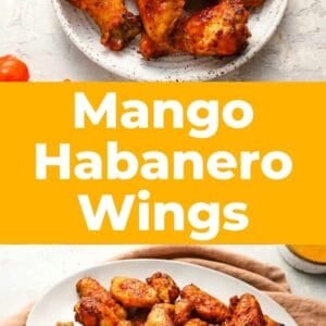 mango habanero wings pin.