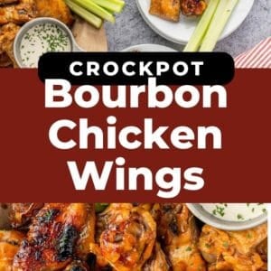 crockpot bourbon wings pin.