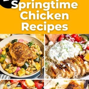 spring chicken recipes pin.