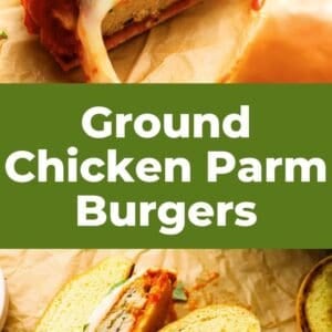 chicken parmesan burgers pin.