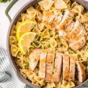 Lemon chicken pasta