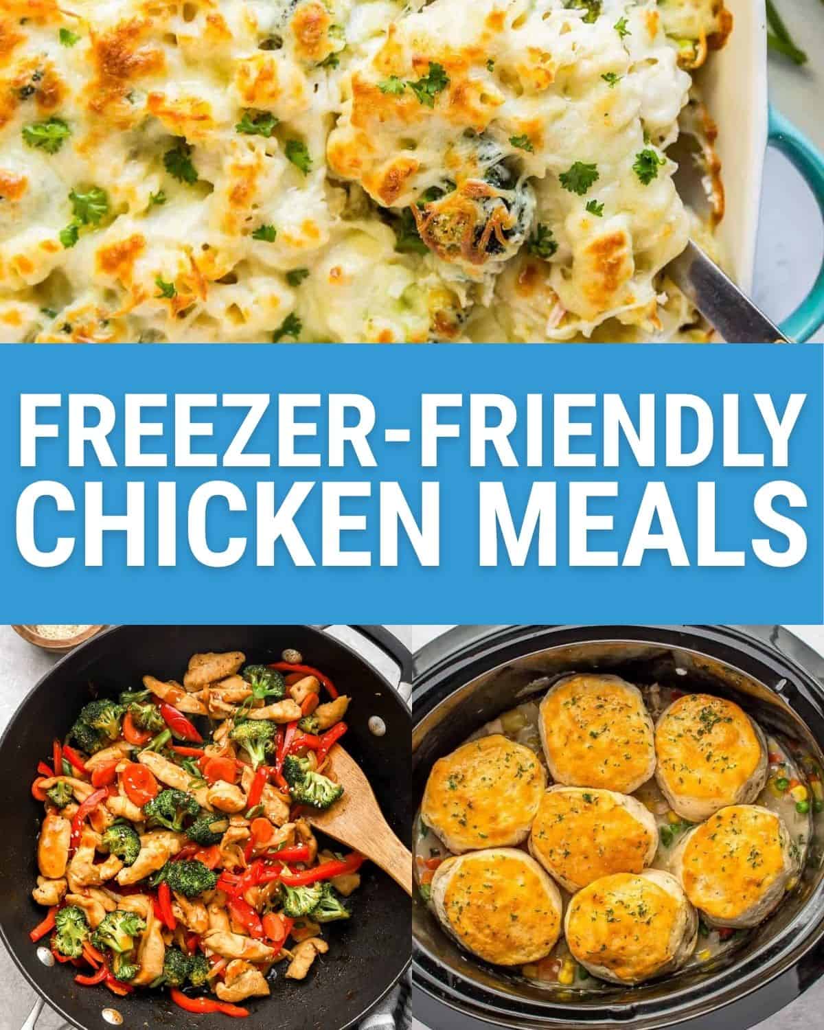 freezer friendly chicken meals.