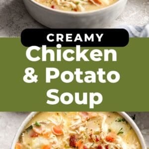 chicken and potato soup pin.