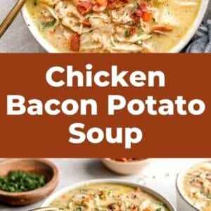 chicken and potato soup pin.