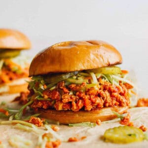 Chicken sloppy joes.