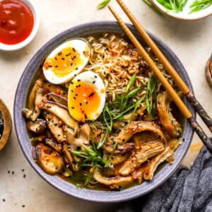 Homemade chicken ramen