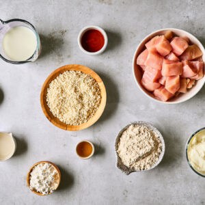ingredients for bang bang chicken.