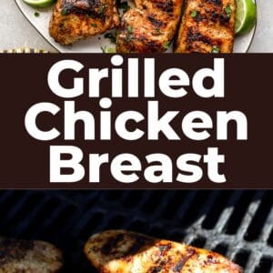 Pin: grilled chicken breast.
