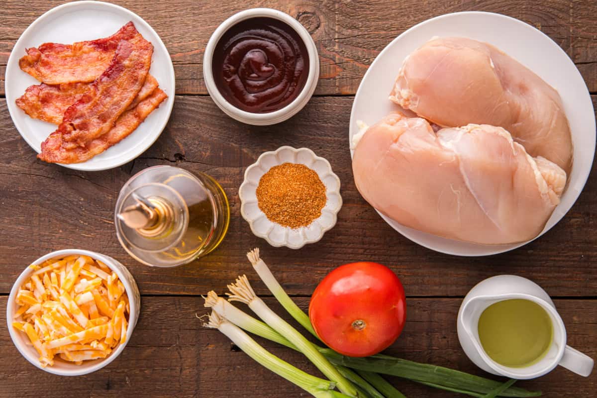 Ingredients for Monterey chicken.