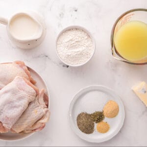 Ingredients needed to make the recipe.