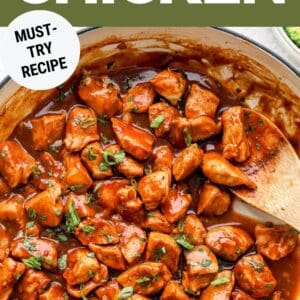 Pinterest graphic. Diet Coke Chicken with text overlay.