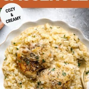 Pin: chicken and rice casserole (cozy & creamy).