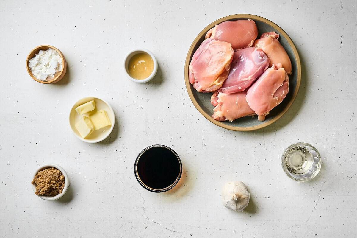 Ingredients needed to make the recipe.