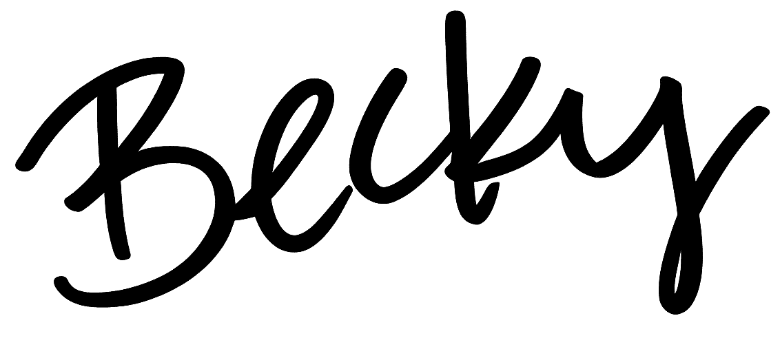 Becky's signature