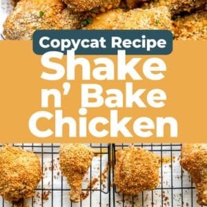 Pin: Copycat Shake n' Bake Chicken recipe.