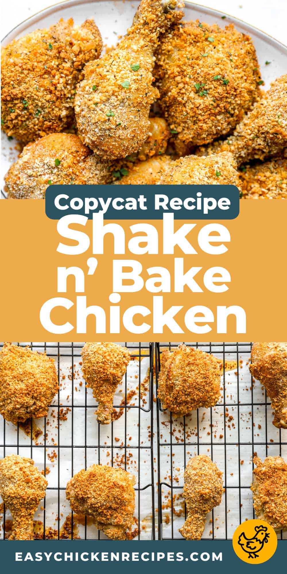 Shaking Chicken Homemade Shake and Bake Chicken Recipe - Easy Chicken Recipes