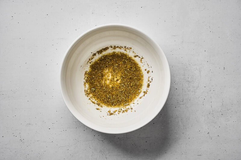 Greek seasoning mix in a bowl.