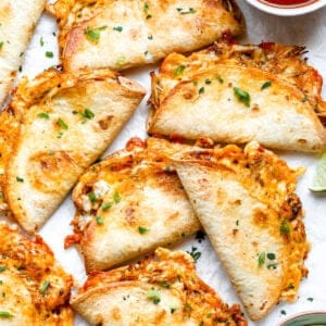 Baked chicken tacos