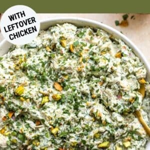 Pin: green goddess chicken salad (with leftover chicken).