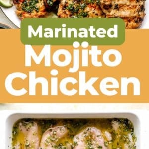 Pin: marinated mojito chicken.