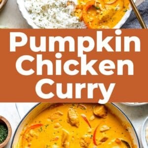 Pin: pumpkin chicken curry (fall chicken recipe!).