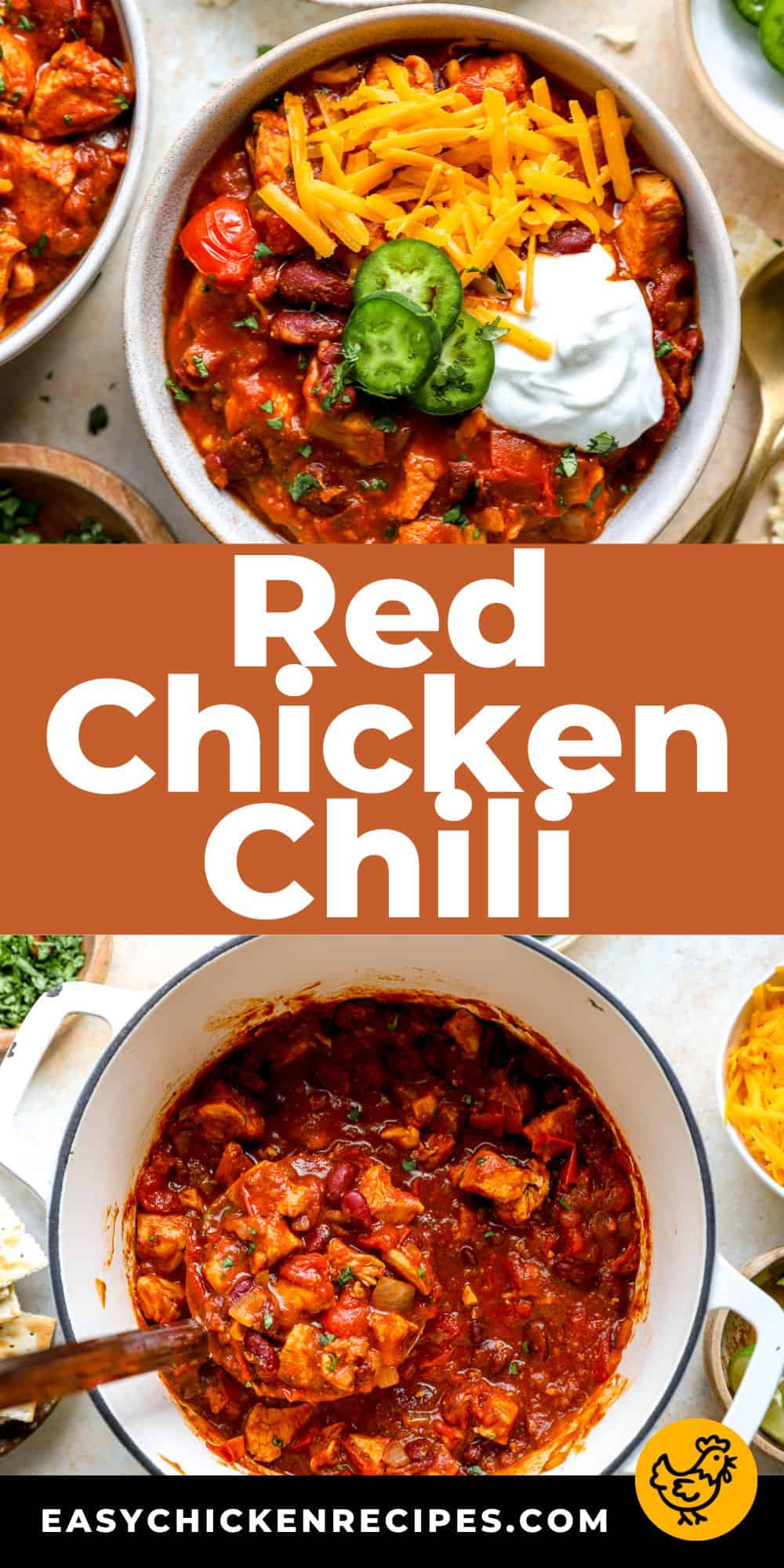 Pin: red chicken chili.